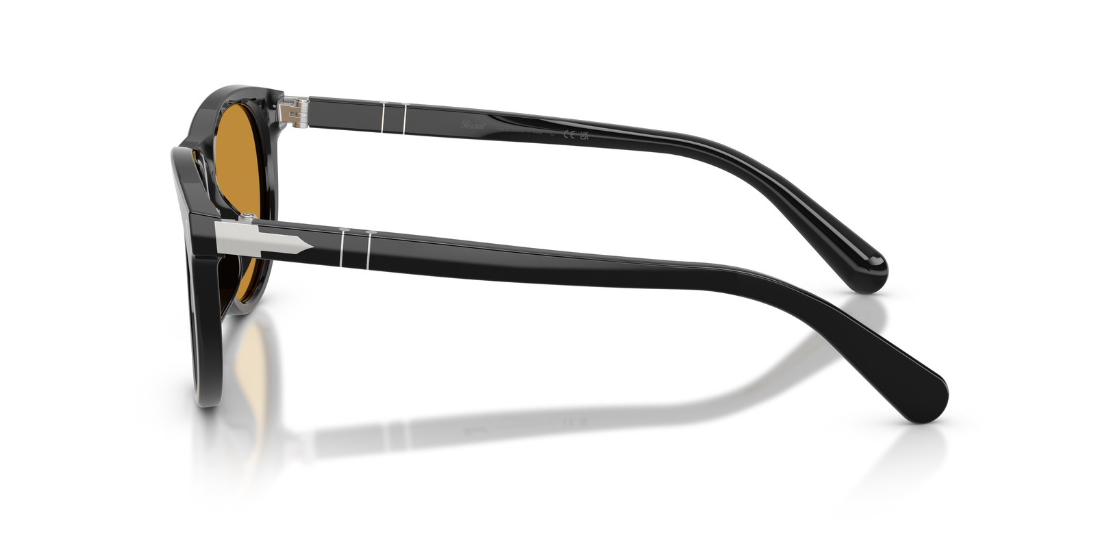 Persol PO3408S Nero · Lenti Giallo/Marrone — foto 3