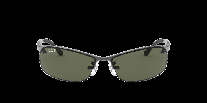 Ray-Ban RB3183 Semi-Rimless Grigio Sfumato Polarizzato