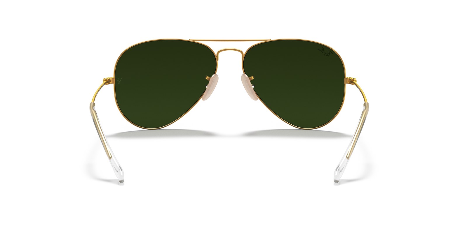 Ray-Ban Aviator RB3025 Oro · Lenti Grigio Blu Specchiato — foto 4