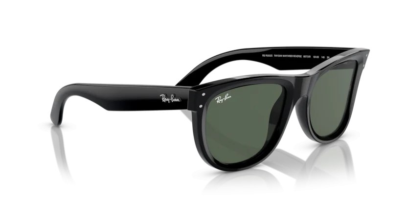 Ray-Ban Reverse Wayfarer RBR0502S — Nero / Verde Scuro