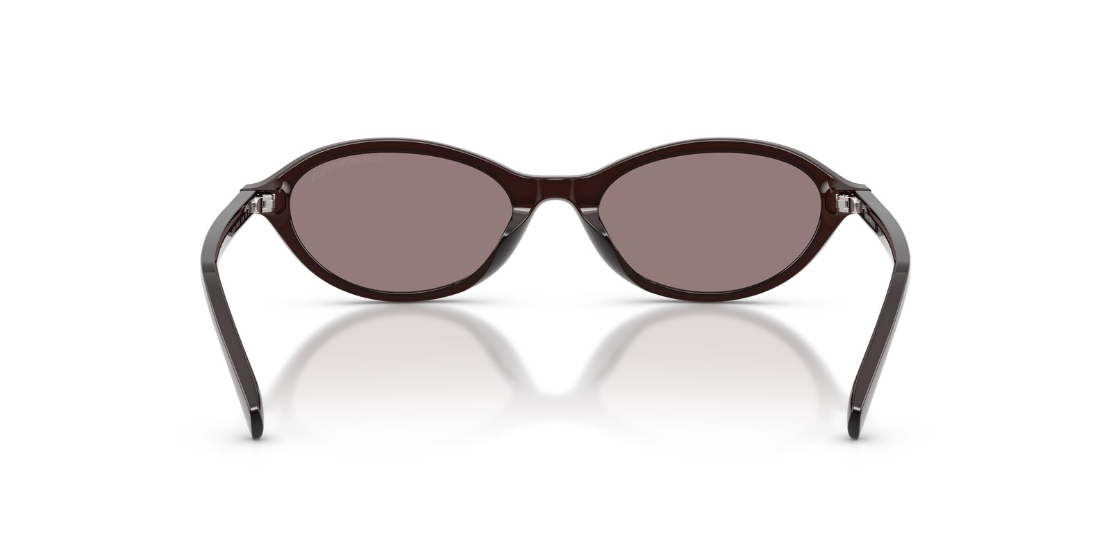 Emporio Armani EA4281U Marrone Opalino Brillante · Lenti Violetto Scuro — foto 4