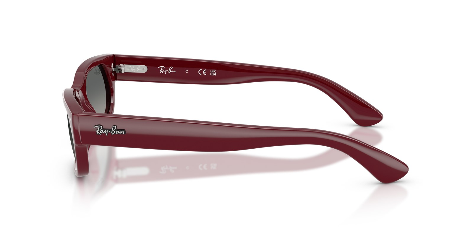 Ray-Ban RB2236 Bordeaux · Lenti Grigio Chiaro Sfumato Grigio Scuro — foto 3