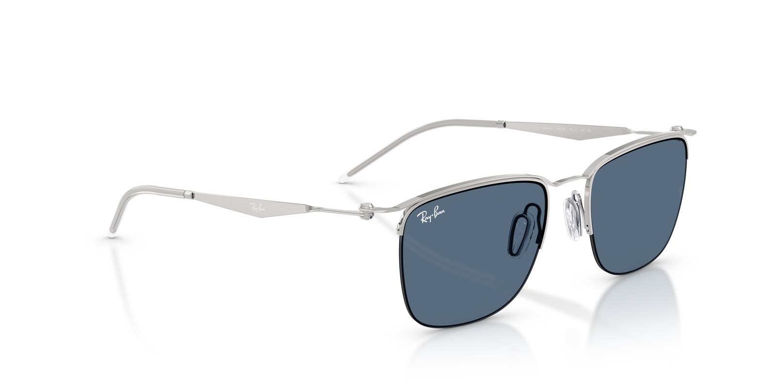 Ray-Ban RB8550 Argento · Lenti Blu — foto 2