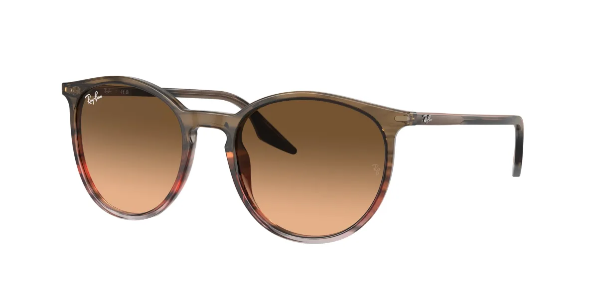 Ray-Ban RB2204 Rosso e marrone a strisce 13953B