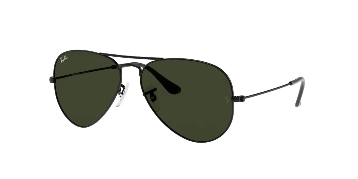 Ray-Ban Aviator Classic RB3025 nero lucido L2823