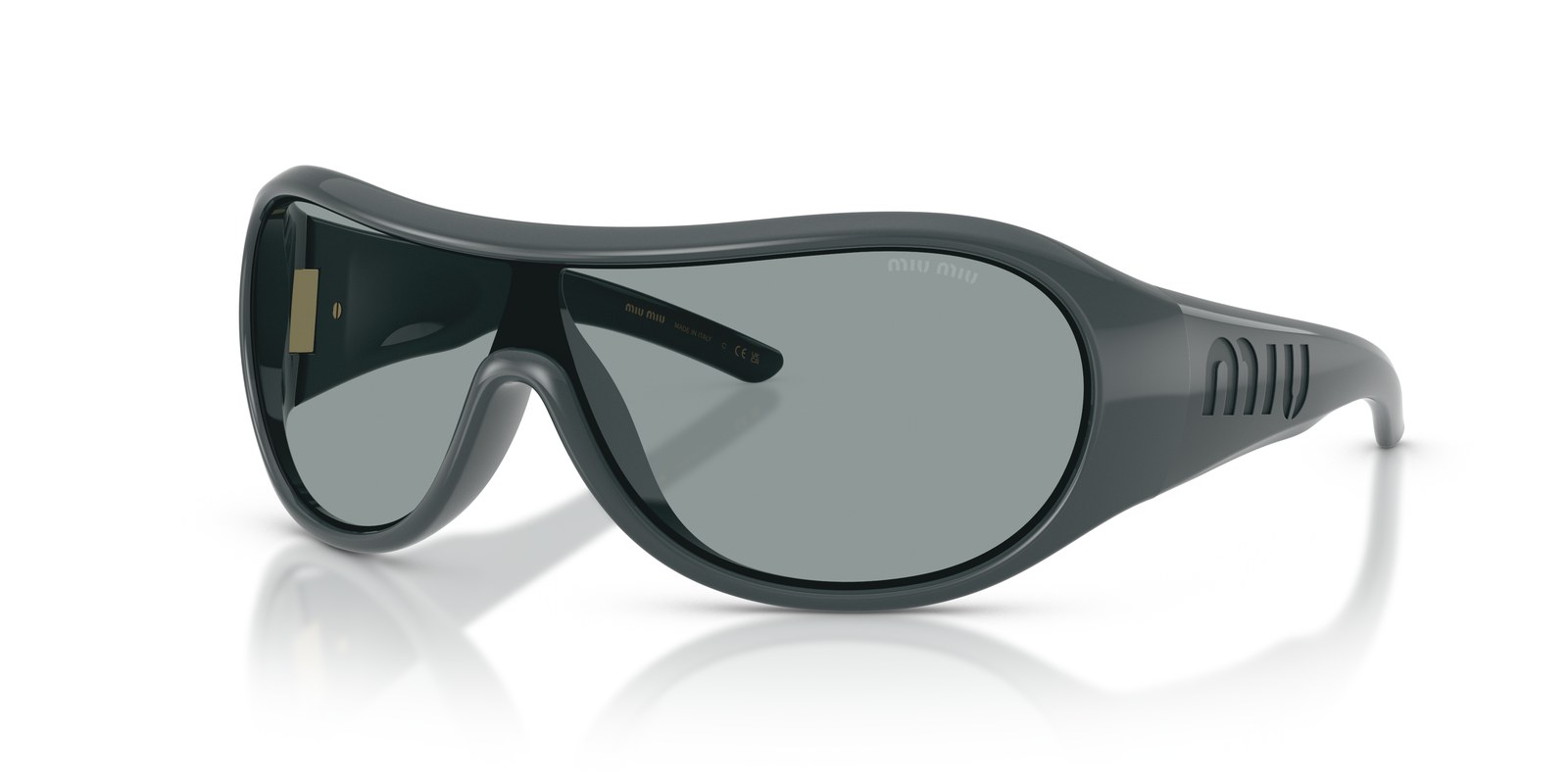 Miu Miu MU B14SU Grigio · Lenti Nero/Grigio