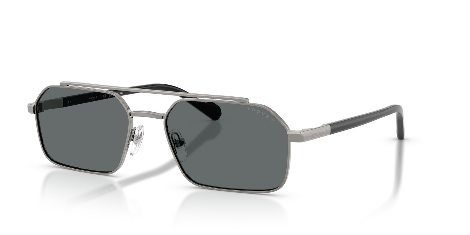 Vogue VO4356S Gunmetal Spazzolato · Lenti Grigio Scuro Polarizzate