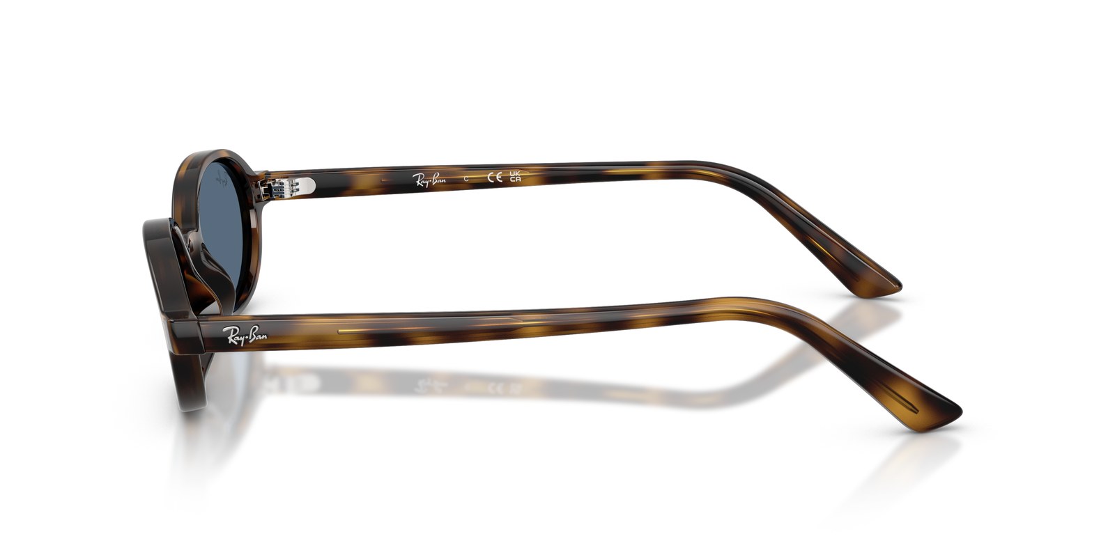 Ray-Ban RB4472 Havana · Lenti Blu Scuro — foto 3