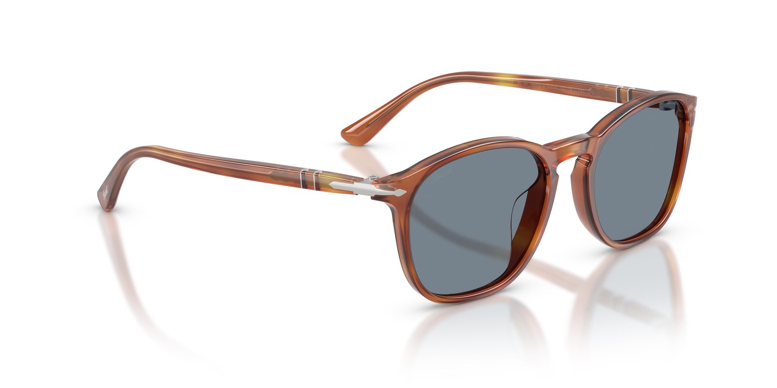 Persol PO3007SX Terra di Siena · Lenti Azzurro Chiaro — foto 2