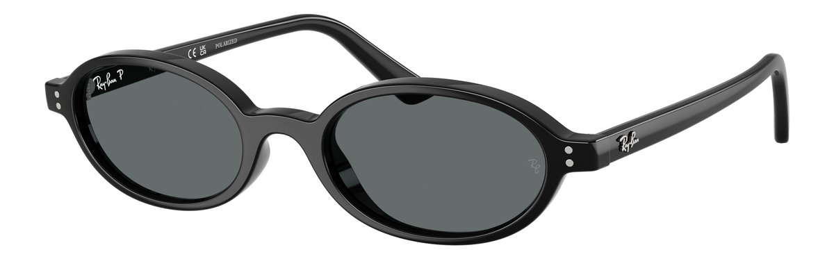 Ray-Ban RB4472 Nero Lenti Polarized grigio scuro