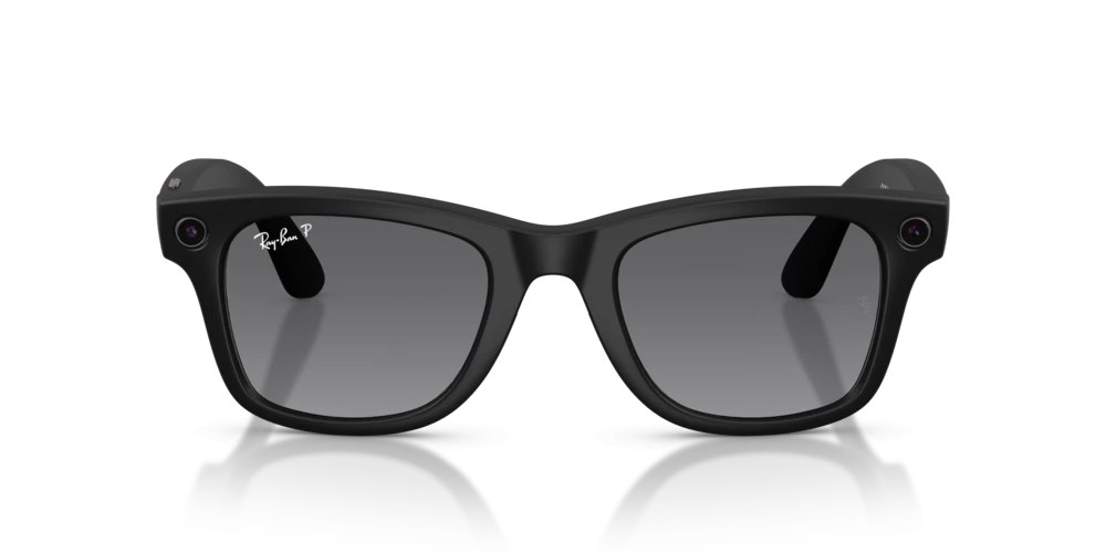 Ray-Ban Meta Wayfarer Nero Opaco Transitions