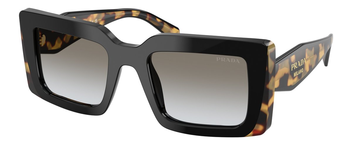 Prada PR D01S Nero/Tartarugato Medium