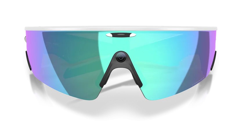 Oakley Meta Vanguard OW8001 Bianco — Prizm Sapphire