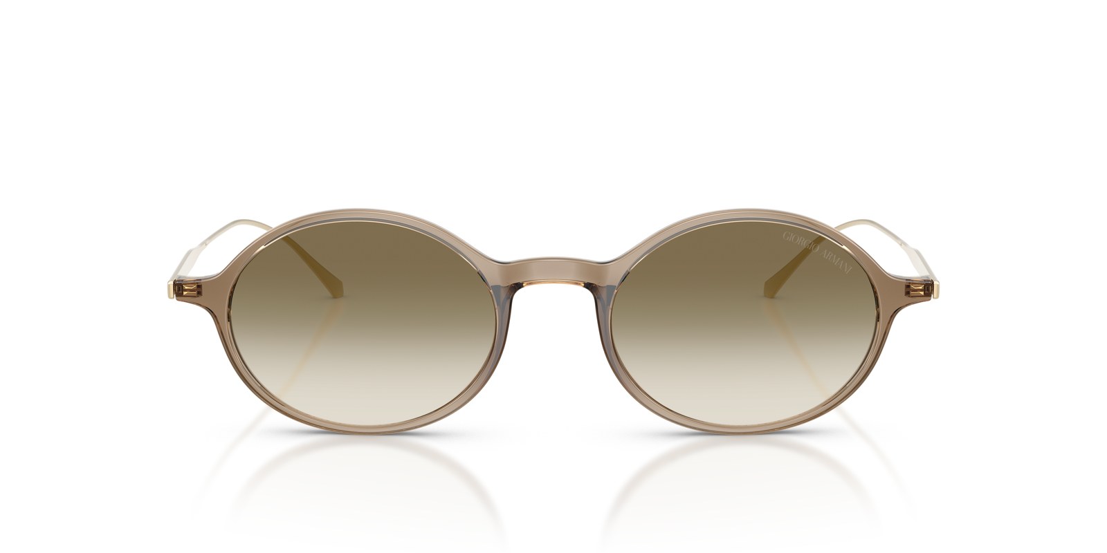 Giorgio Armani AR8263U Verde Trasparente · Lenti Marrone Sfumato — foto 2