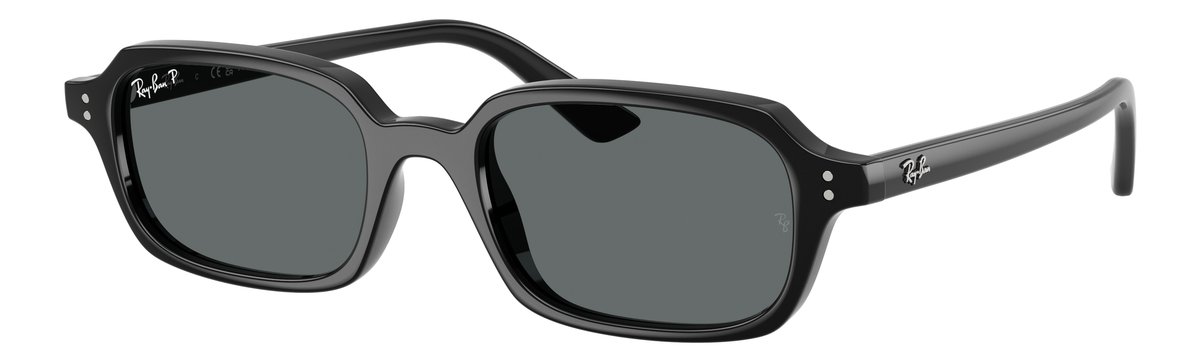 Ray-Ban RB4455 Nero Lenti Polarized grigio scuro