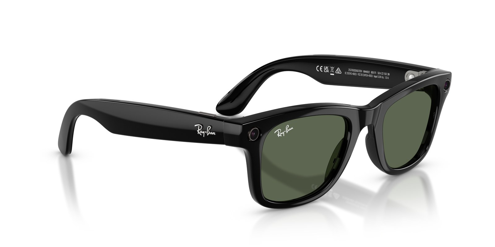 Ray-Ban Meta Wayfarer RW4012 Nero · Lenti G-15 Verde — foto 2