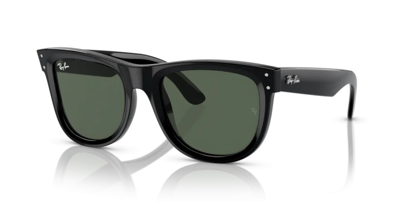 Ray-Ban Reverse Wayfarer RBR0502S — Nero / Verde Scuro