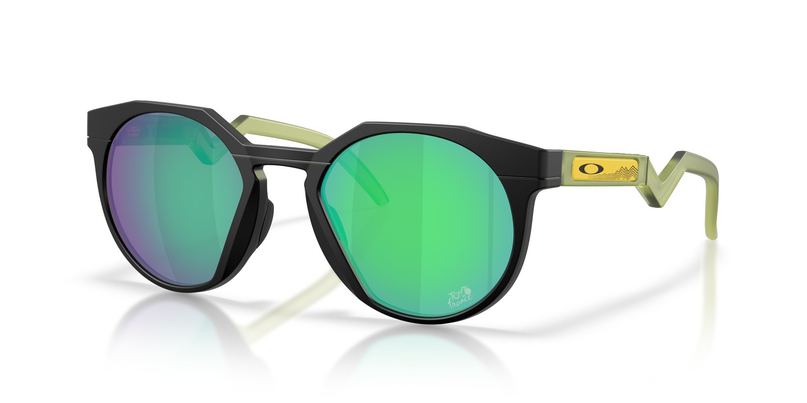 Oakley HSTN OO9242 Nero Opaco · Lenti Prizm Jade