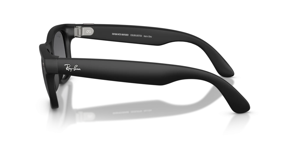 Ray-Ban Meta Wayfarer Nero Opaco Transitions