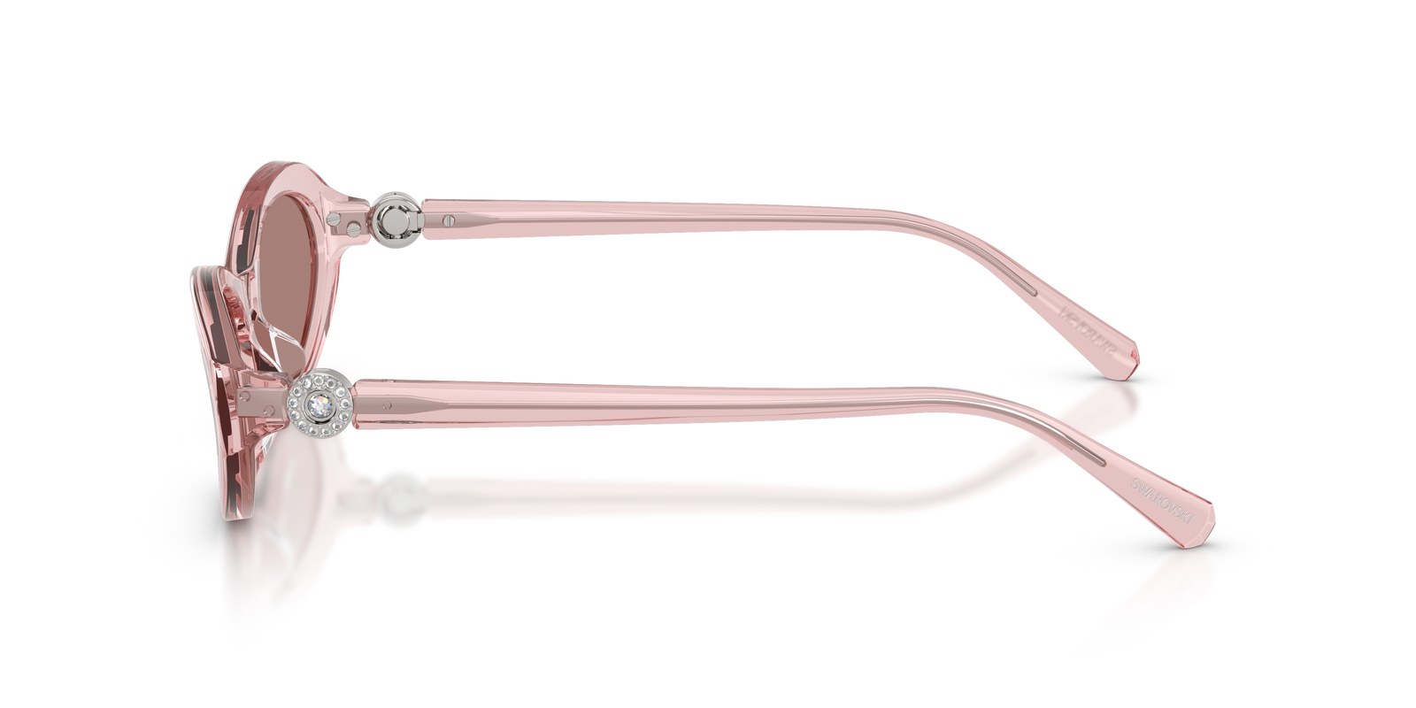 Swarovski SK6069U Rosa Trasparente · Lenti Marrone Chiaro — foto 3