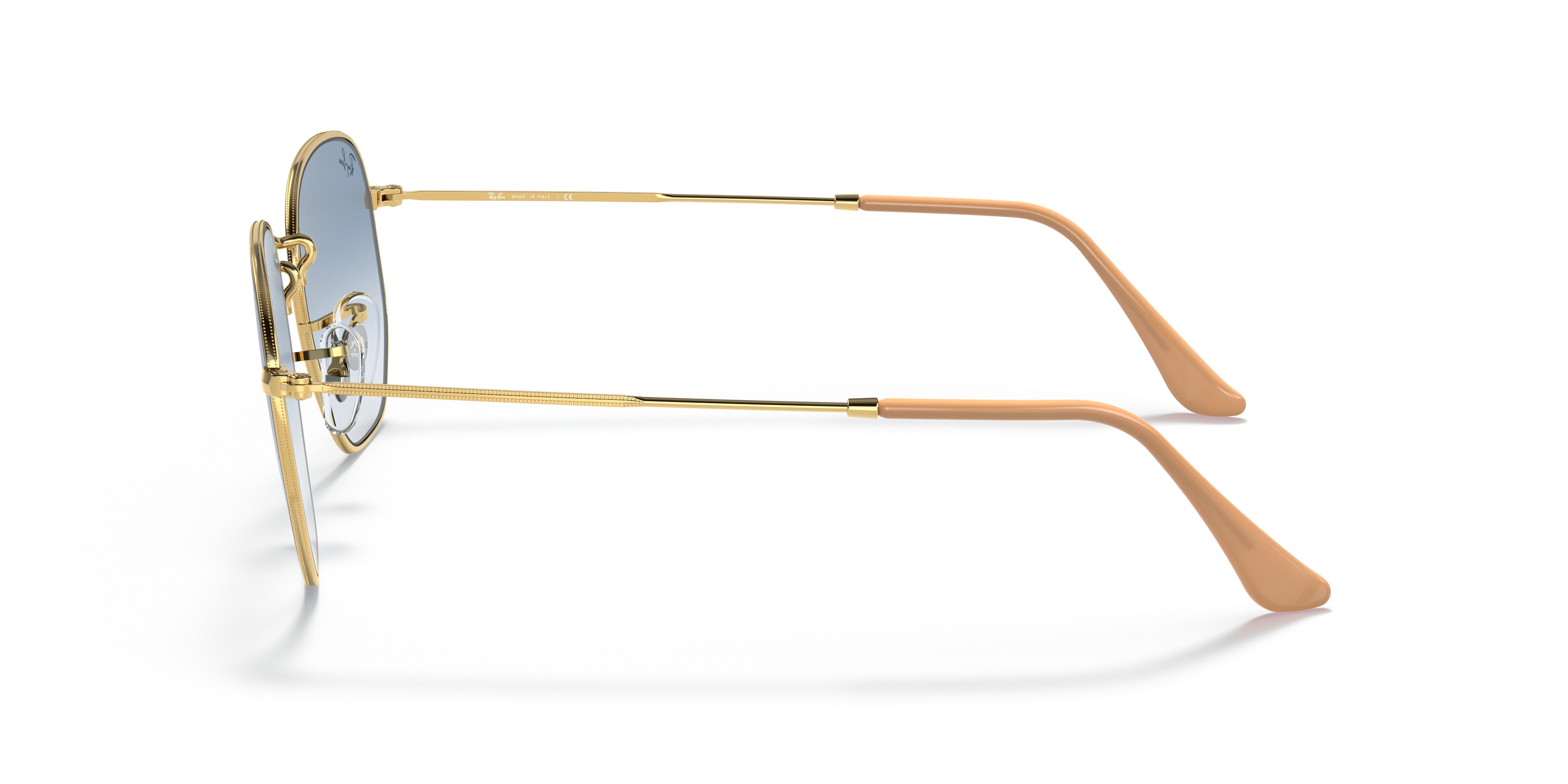 Ray-Ban RB3548 Hexagonal Dorato Lenti Marroni Sfumate