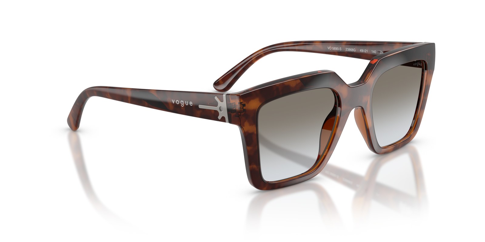 Vogue VO5690S Havana Marrone · Lenti Sfumato Grigio — foto 2