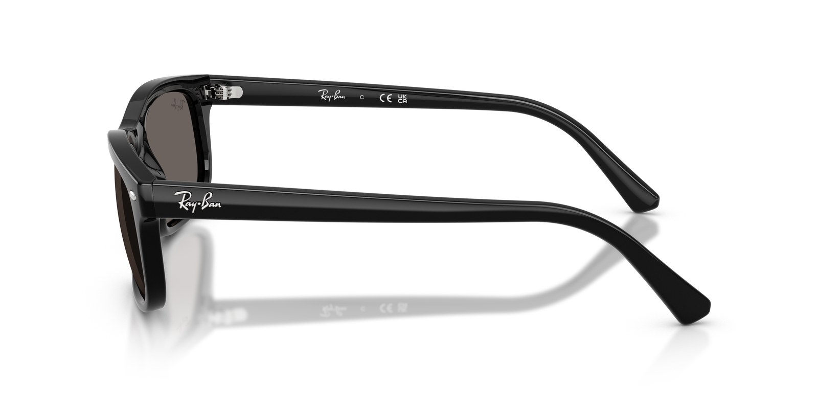 Ray-Ban RB2224 Nero · Lenti Grigio Scuro — foto 3