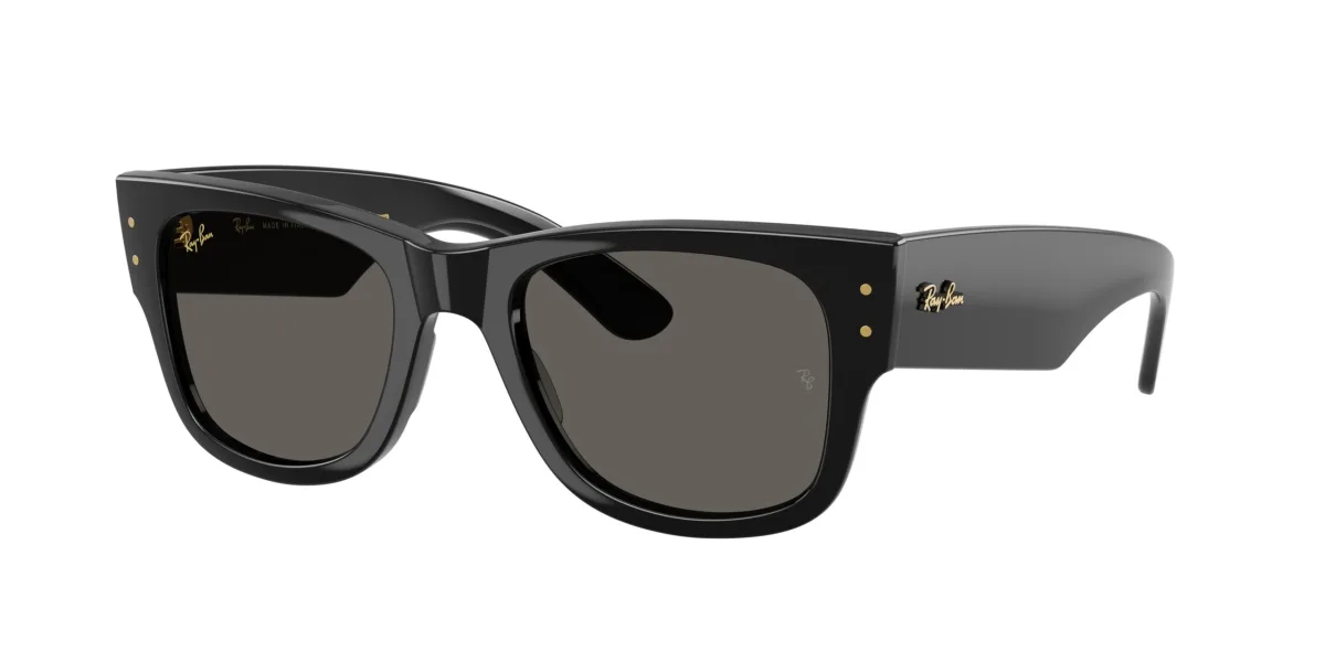 Ray-Ban Mega Wayfarer Blacked Out Collection RB0840S nero 6826J5