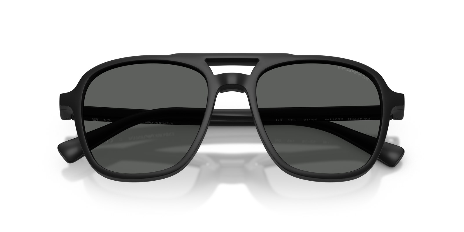 Emporio Armani EA4279U Nero Opaco · Lenti Trasparenti — foto 2