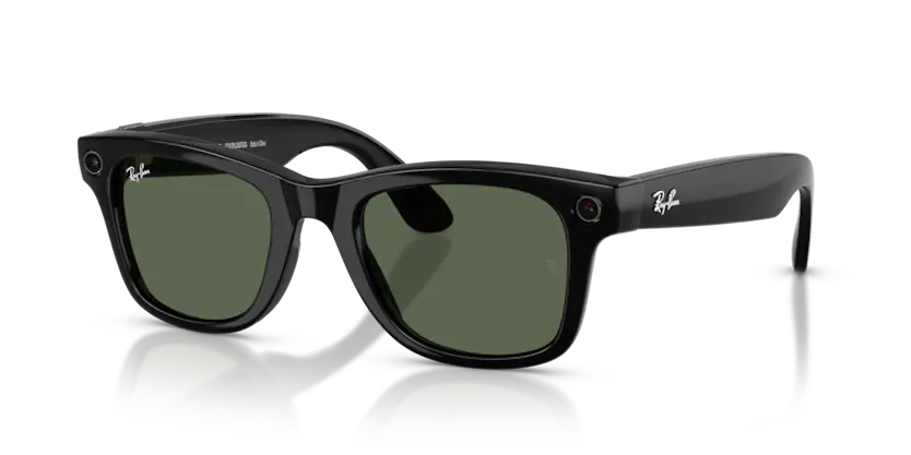 Ray-Ban Meta Wayfarer RW4012 Nero — G-15 Verde (Cal. 53)
