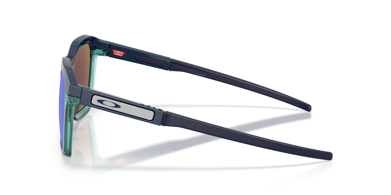 Oakley HSTN SQ 2.0 OO9555 Abyss · Lenti Prizm Sapphire — foto 3