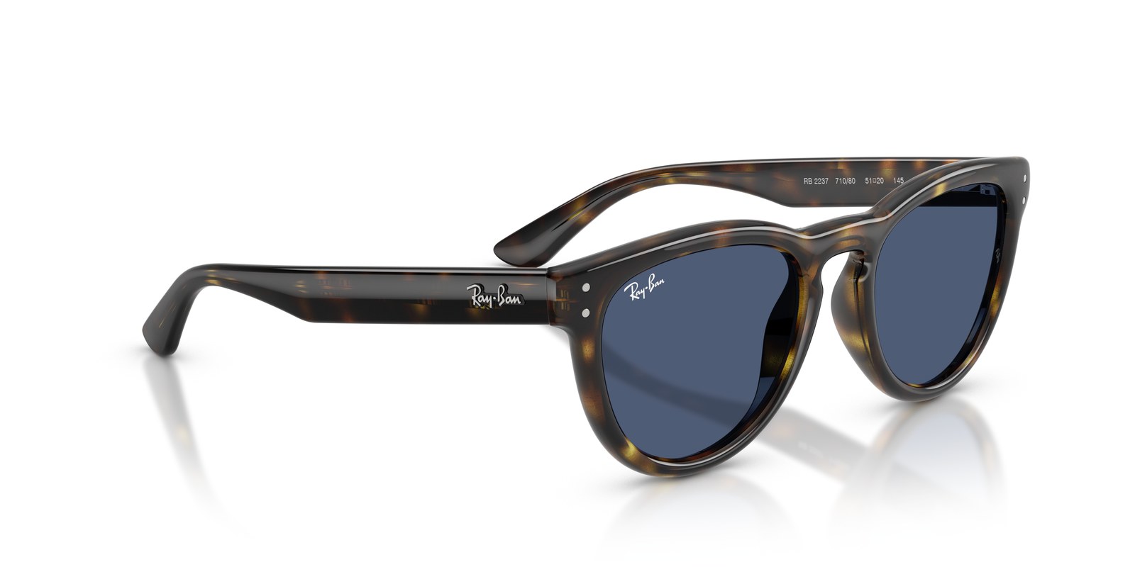 Ray-Ban RB2237 Havana · Lenti Blu — foto 2