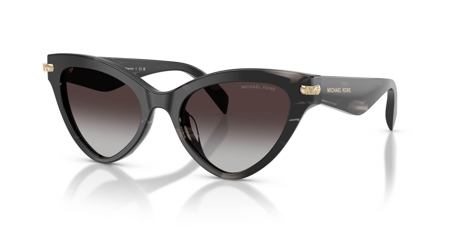 Michael Kors Roanoke MK2259U Corno Nero · Lenti Grigio Chiaro Sfumato