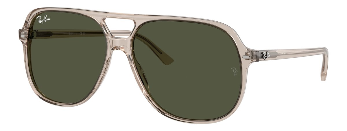 Ray-Ban RB2198 Marrone chiaro trasparente Lenti Verde