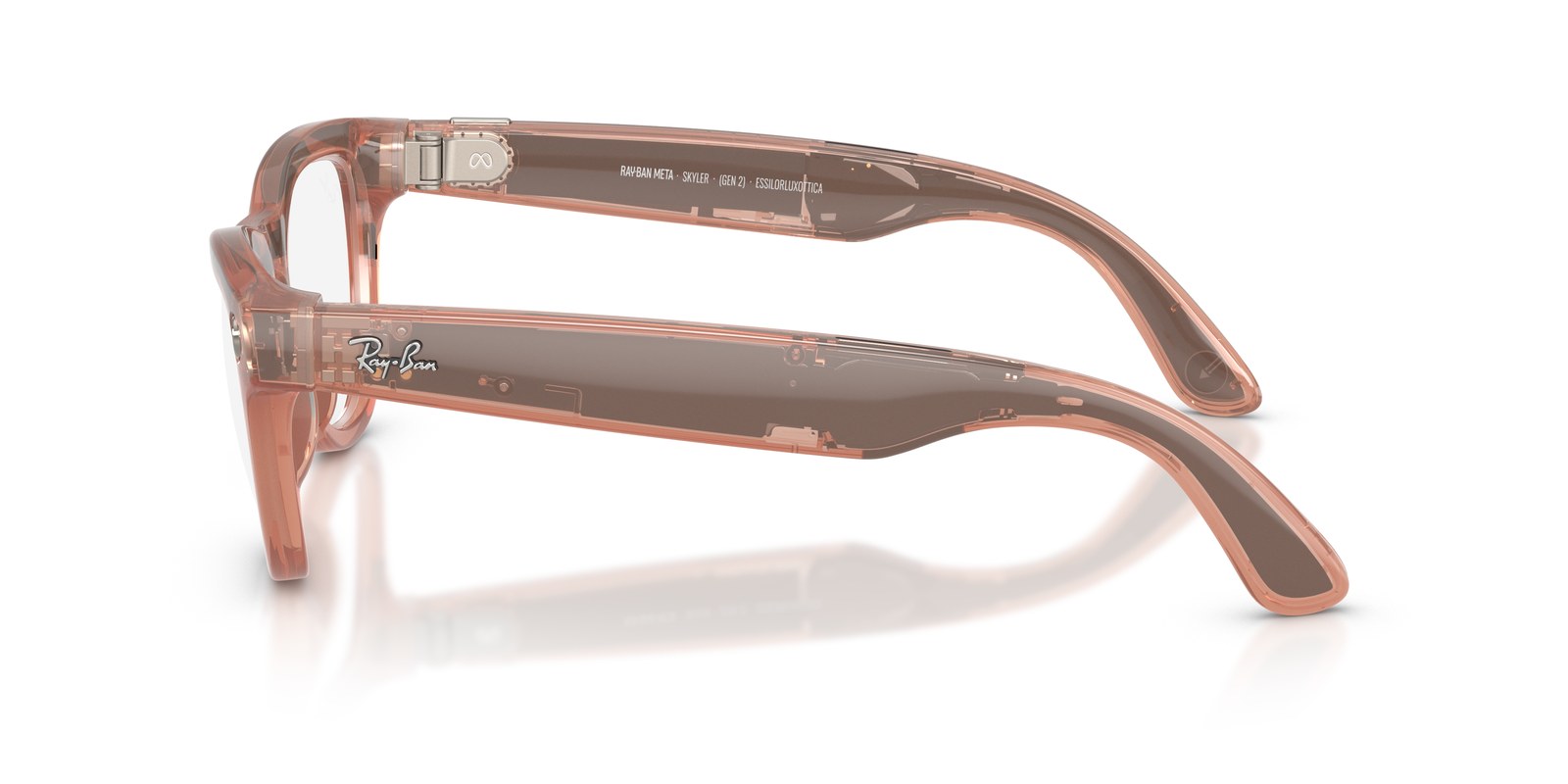 Ray-Ban Skyler RW4014 Pesca · Lenti Trasparente/Marrone Fotocromatiche — foto 3