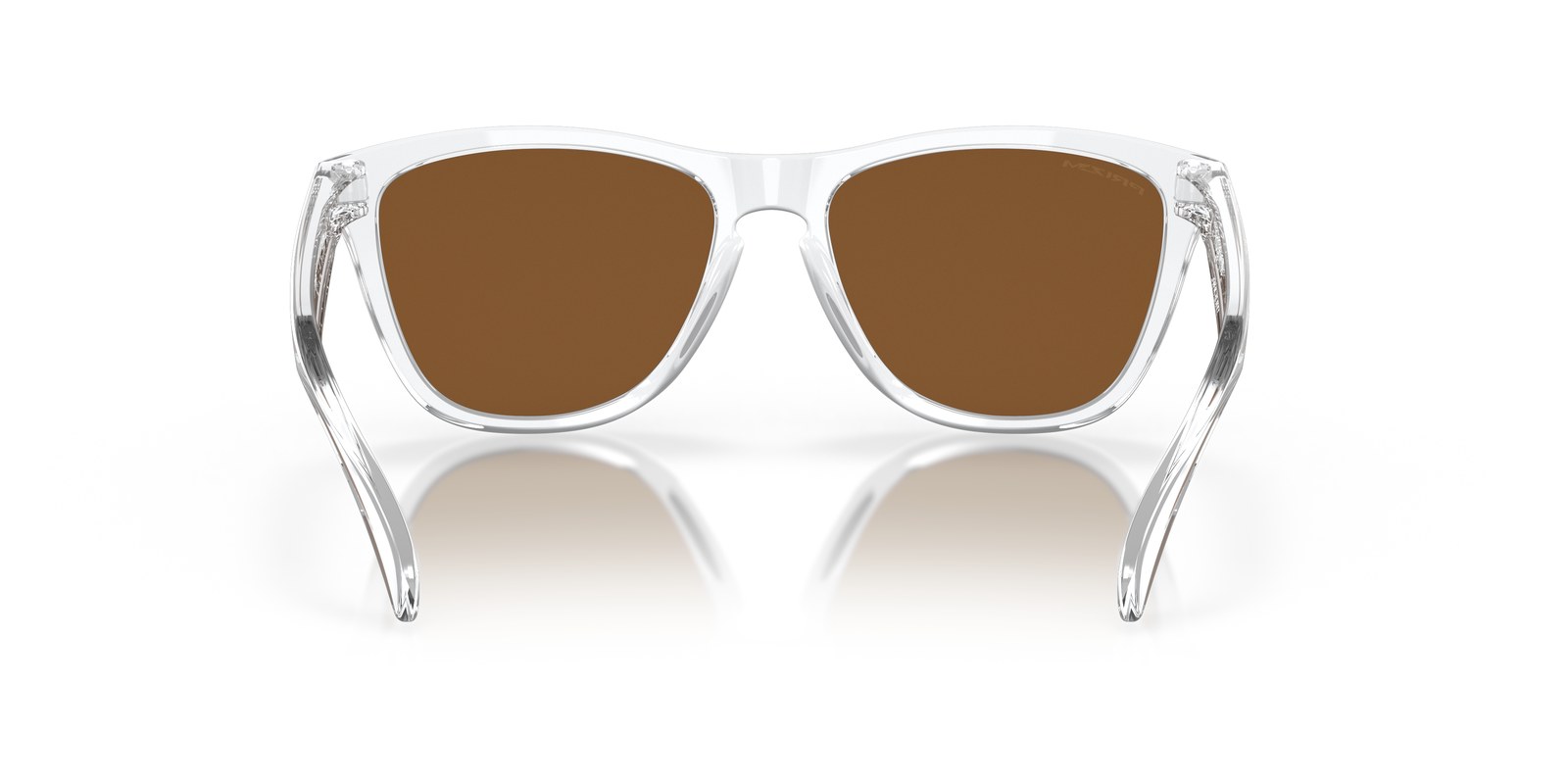 Oakley Frogskins OO9013 Trasparente Lucido · Lenti Prizm Violet — foto 4