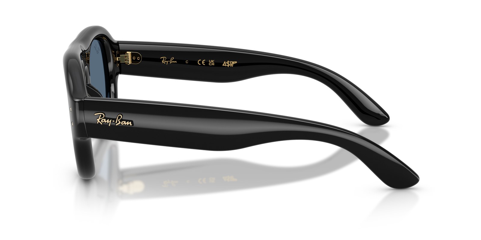 Ray-Ban RB4925 Nero · Lenti Blu Scuro — foto 3