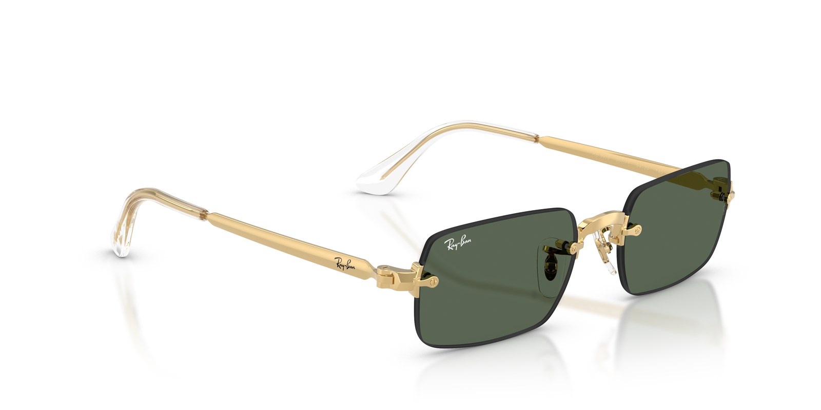 Ray-Ban RB3928 Oro Arista · Lenti Verde Scuro — foto 2