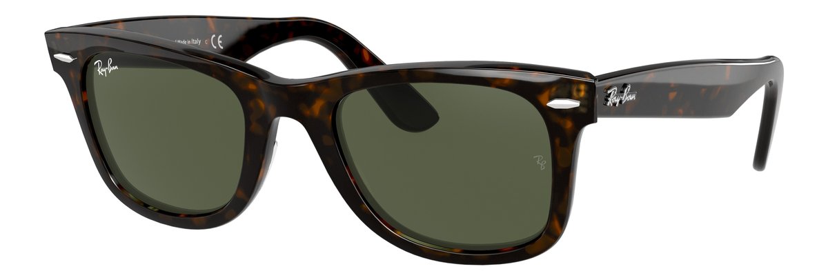 Ray-Ban Wayfarer Tartarugato Lenti G-15 verde