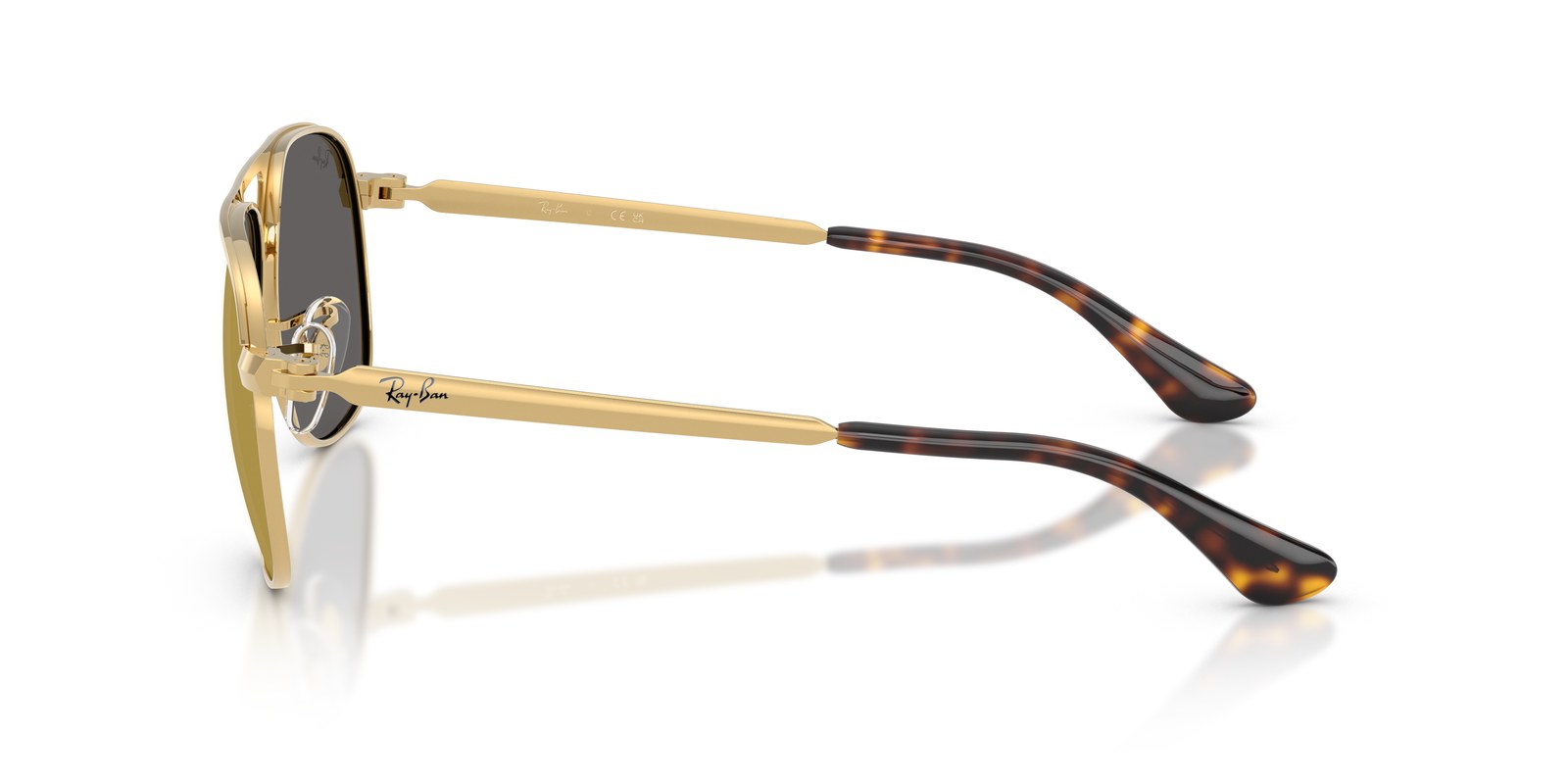 Ray-Ban Bill Max RB3793 Arista · Lenti Marrone Chiaro Specchiato Oro — foto 3