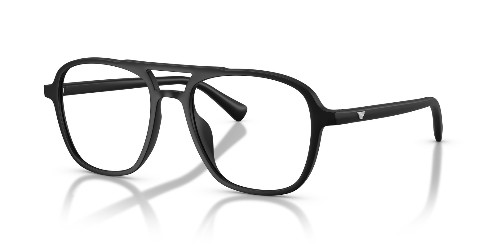 Emporio Armani EA4279U Nero Opaco · Lenti Trasparenti