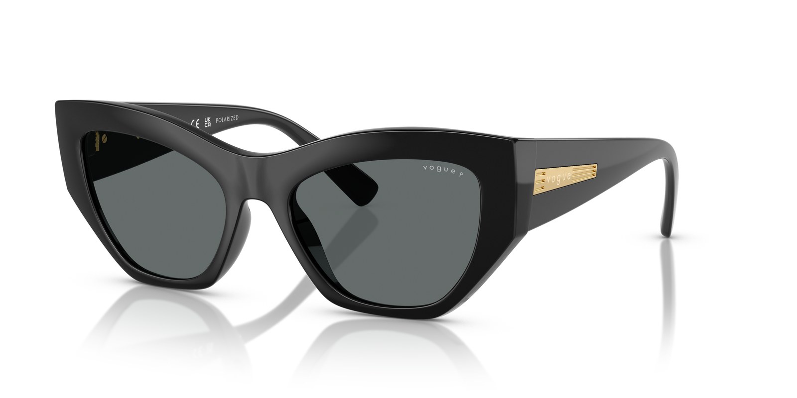 Vogue VO5607S Nero · Lenti Grigio Scuro Polarizzate
