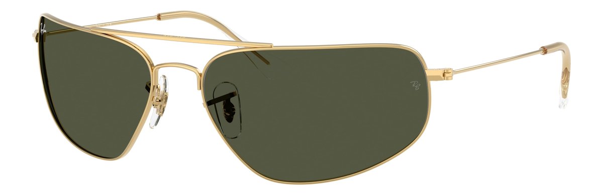 Ray-Ban RB3780 Oro Lenti Verdi