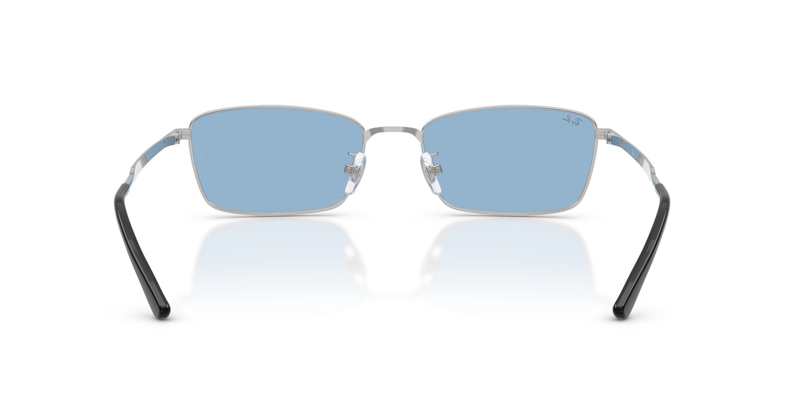 Ray-Ban RB8069D Argento · Lenti Blu — foto 4