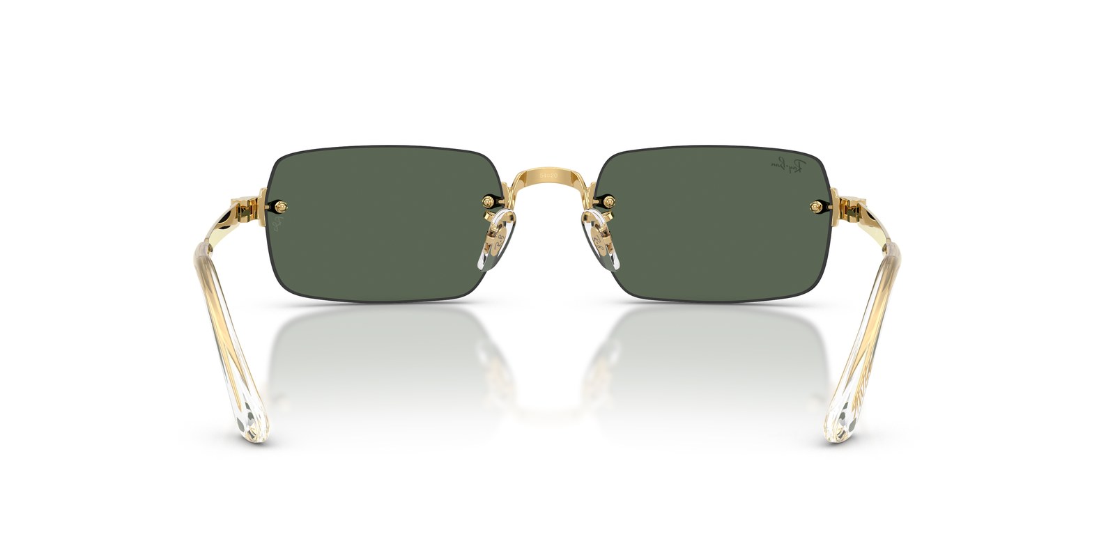 Ray-Ban RB3928 Oro Arista · Lenti Verde Scuro — foto 4