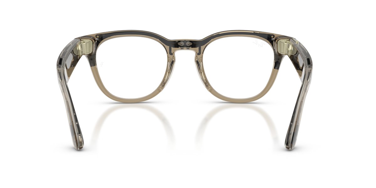 Ray-Ban Meta RW7002 Beige Tortora Trasparente — Lente Demo