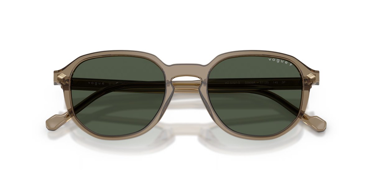 Vogue VO5707S Nero Dorato Lenti Grigie