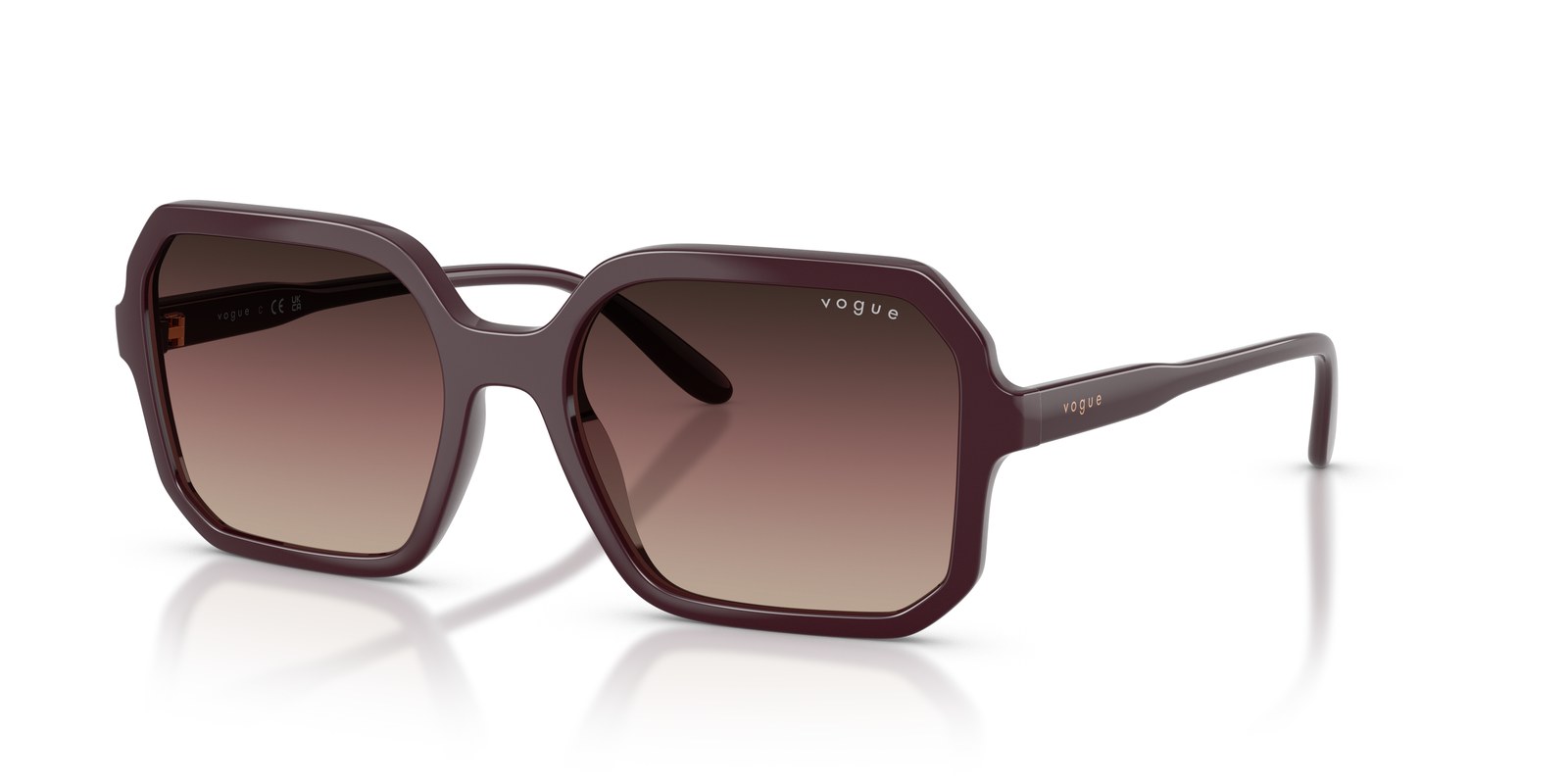 Vogue VO5696S Bordeaux Full · Lenti Brown Gradient/Purple Gradient Black