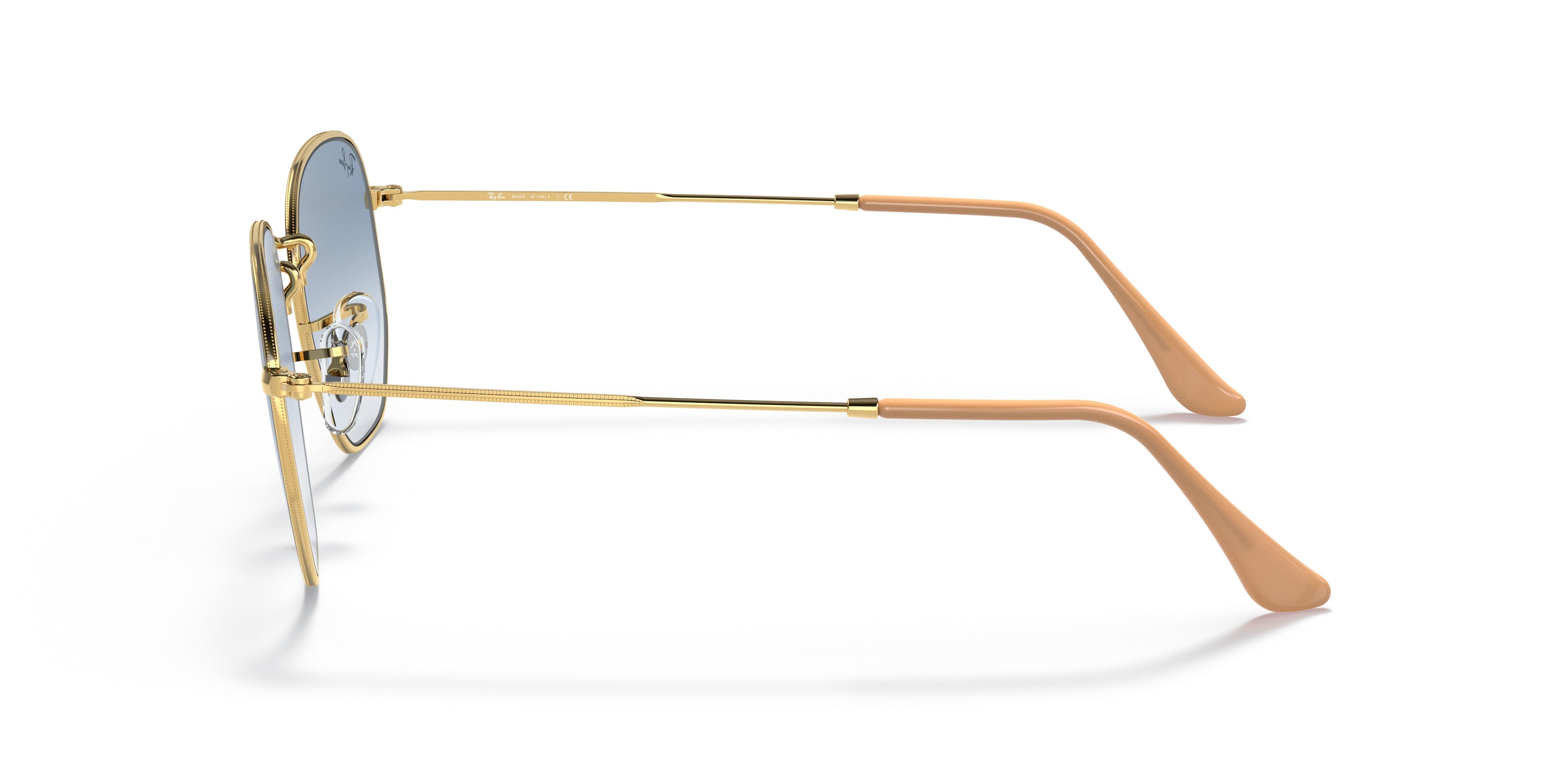 Ray-Ban RB3548 Hexagonal Dorato Lenti Marroni Sfumate