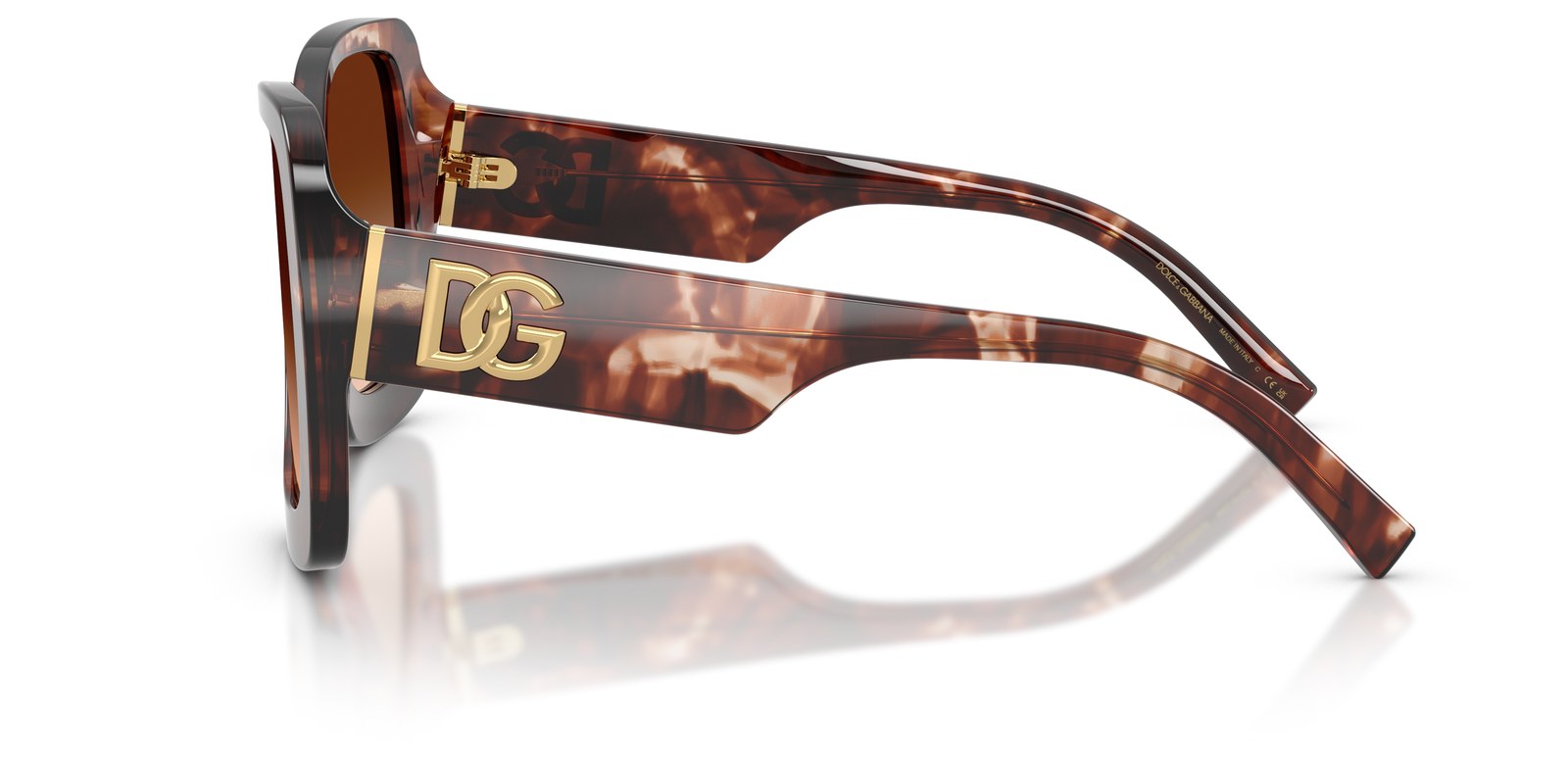 Dolce & Gabbana DG4513 Havana Rosso Scuro · Lenti Marrone Sfumato — foto 3